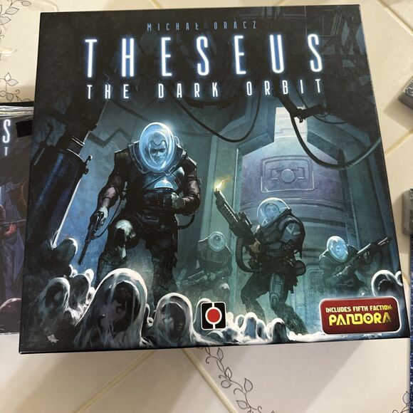 Theseus The Dark Orbit Board Game with Hunters Expansion~Michal Dracz ~New Read - Picture 3 of 10